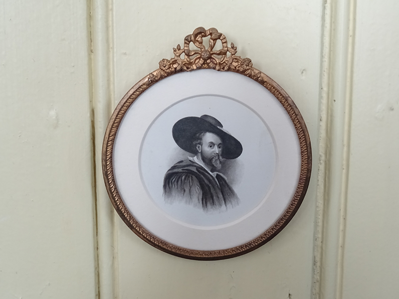 19th Century pencil/ Watercolour portrait