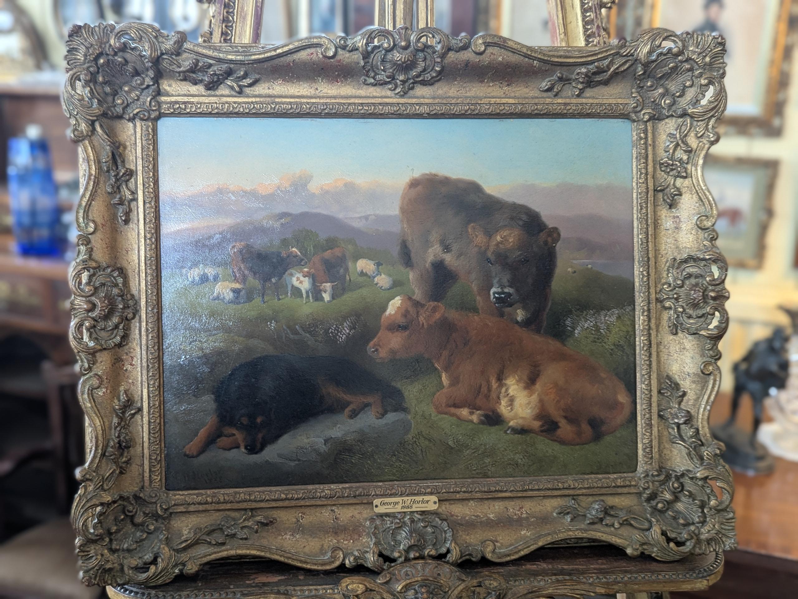 George W Horlor RA (1823-1895) Oil On Canvas